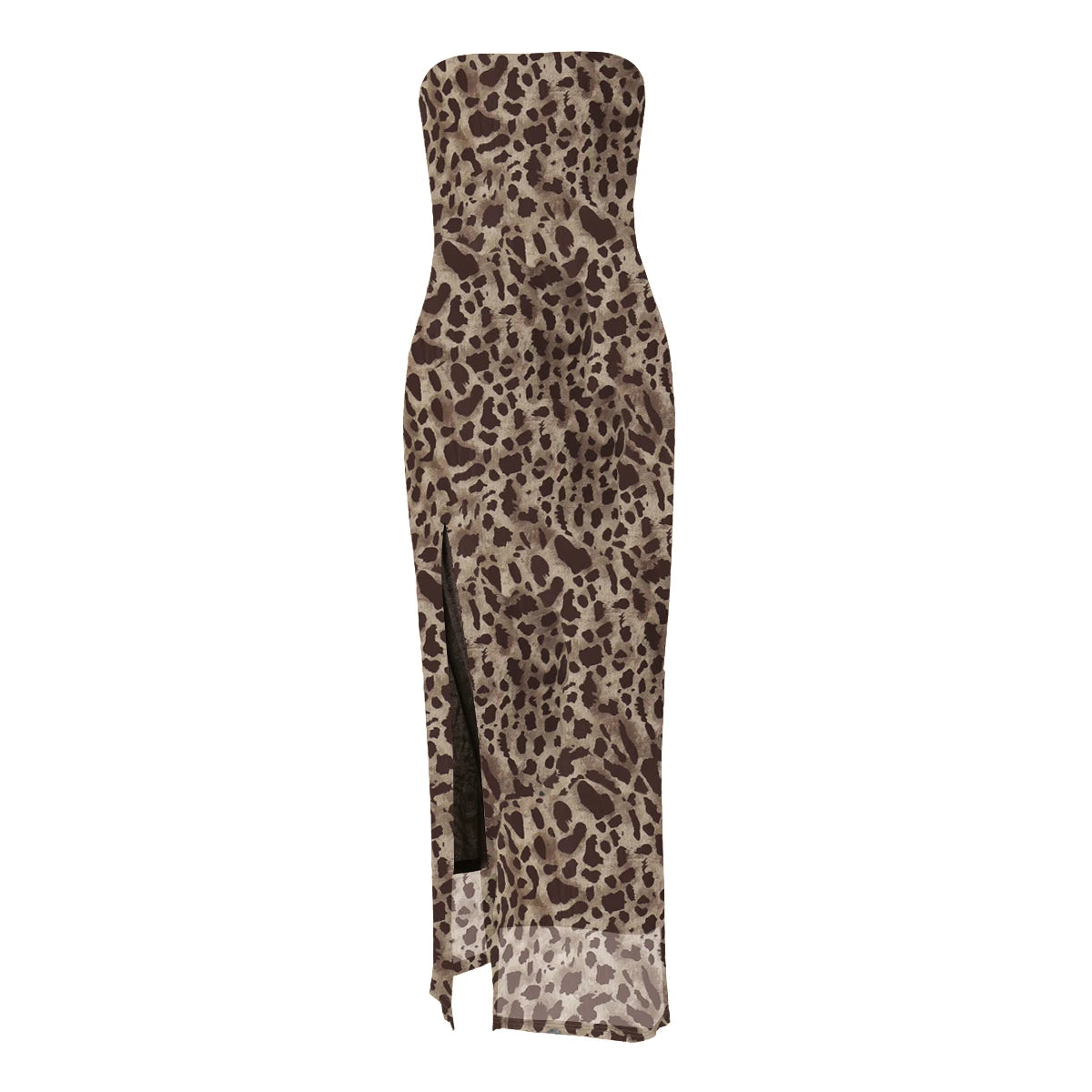 Alexis Leopard Bodycon Midi Dress